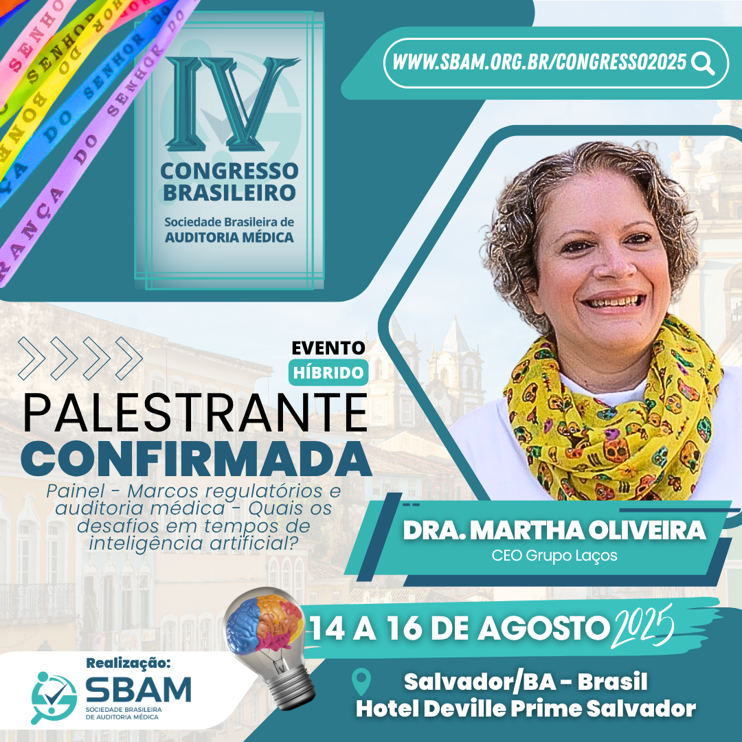 PALESTRANTE CONFIRMADA – CONGRESSO SBAM 2025 | Dra. Martha O...
