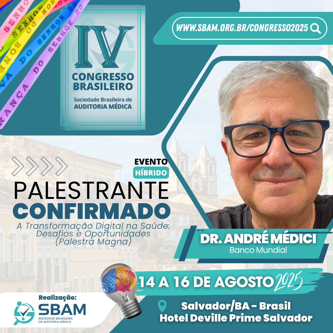 PALESTRANTE CONFIRMADO — CONGRESSO SBAM 2025 | Dr. André Med...