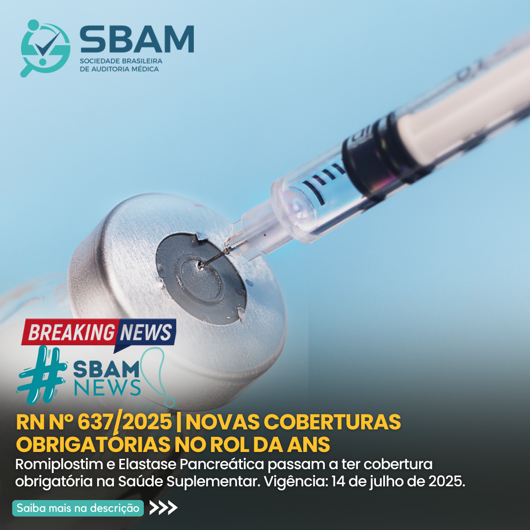 Breaking News SBAM | Nova Resolução ANS nº 637/2025