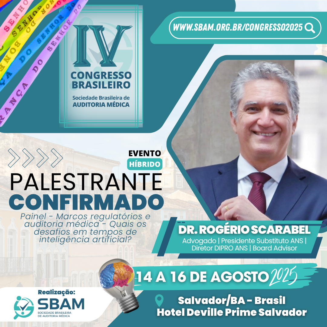 PALESTRANTE CONFIRMADO – CONGRESSO SBAM 2025 | Dr. Rogério S...