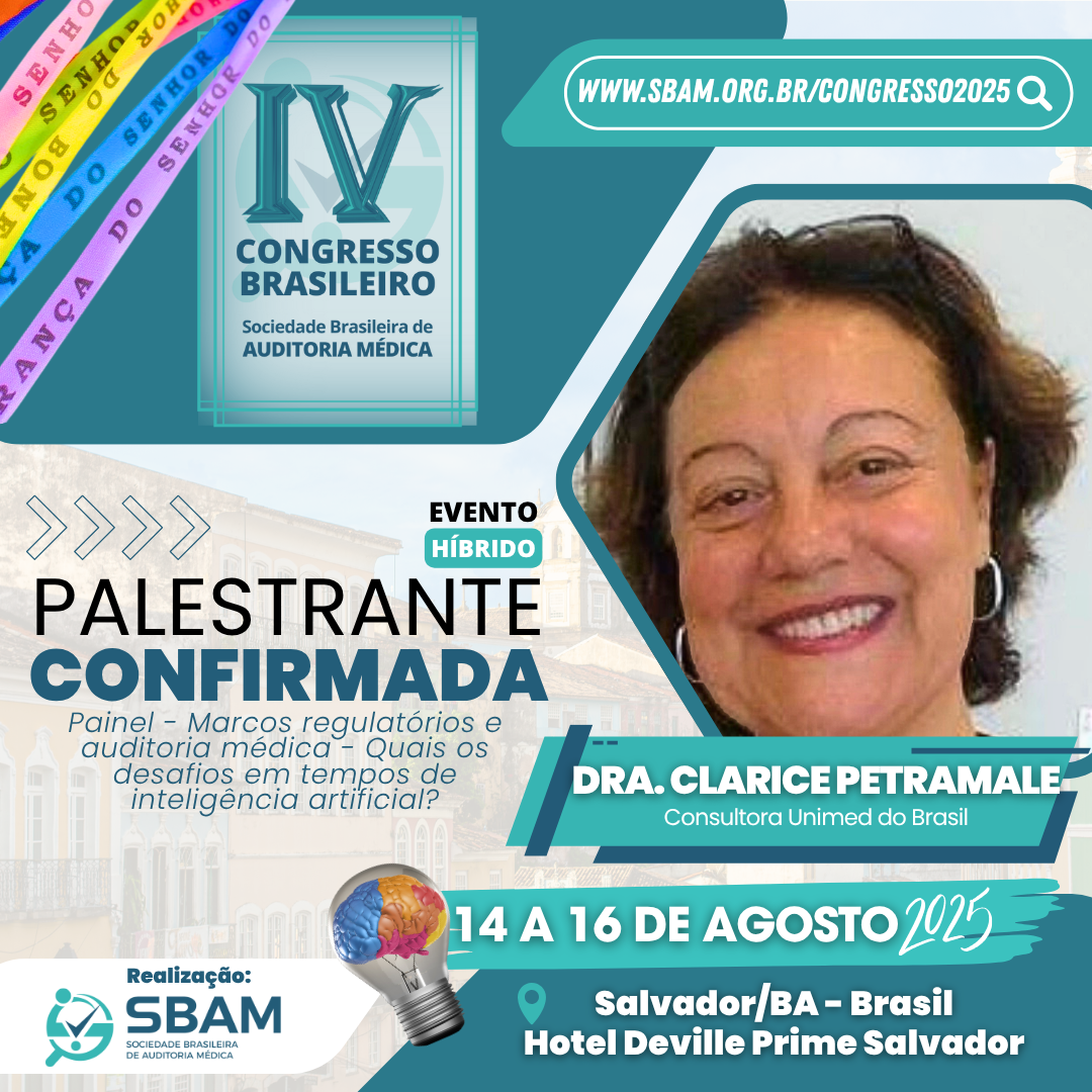 PALESTRANTE CONFIRMADA – CONGRESSO SBAM 2025 | Dra. Clarice...