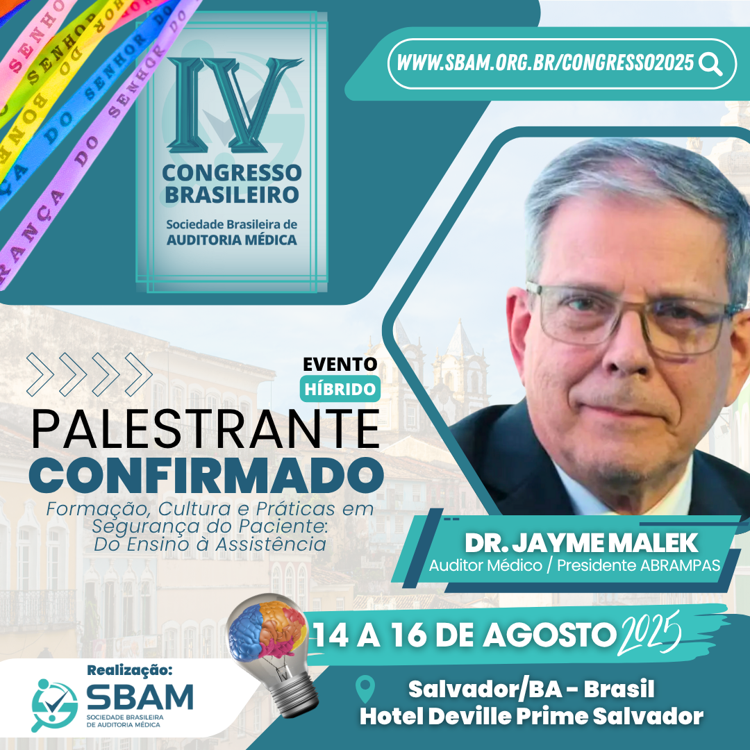 PALESTRANTE CONFIRMADO – CONGRESSO SBAM 2025 | Dr. Jayme Mal...